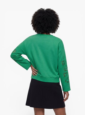 OBJECT - Sweatshirt 'OBJDORINA' em verde