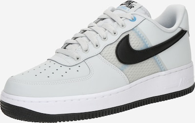 Sportbačiai be auliuko 'AIR FORCE 1 '07 LV8' iš Nike Sportswear, spalva – melsvai pilka / šviesiai pilka / juoda / balkšva, Prekių apžvalga