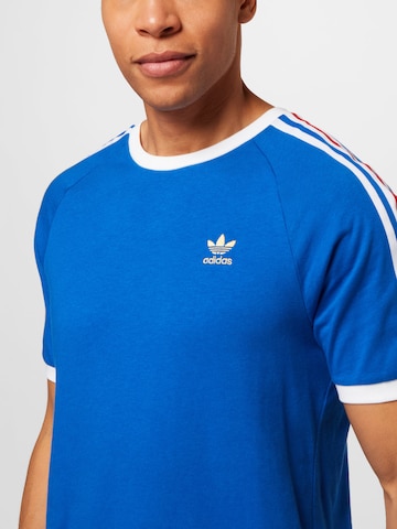 ADIDAS ORIGINALS Shirt '3-Stripes' in Blue
