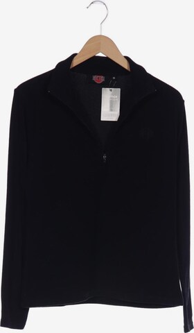 Fever London Sweatshirt & Zip-Up Hoodie in S in Black: front