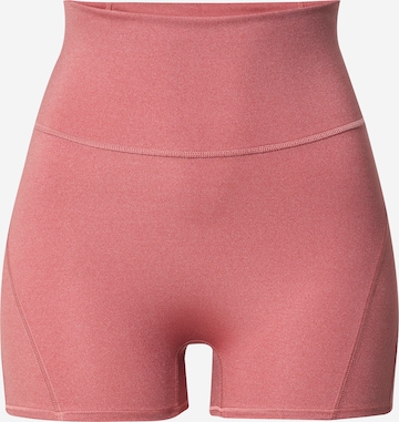 ADIDAS SPORTSWEAR Skinny Sportsbukse 'Studio Luxe Fire Super-High-Waisted' i rosa: forside