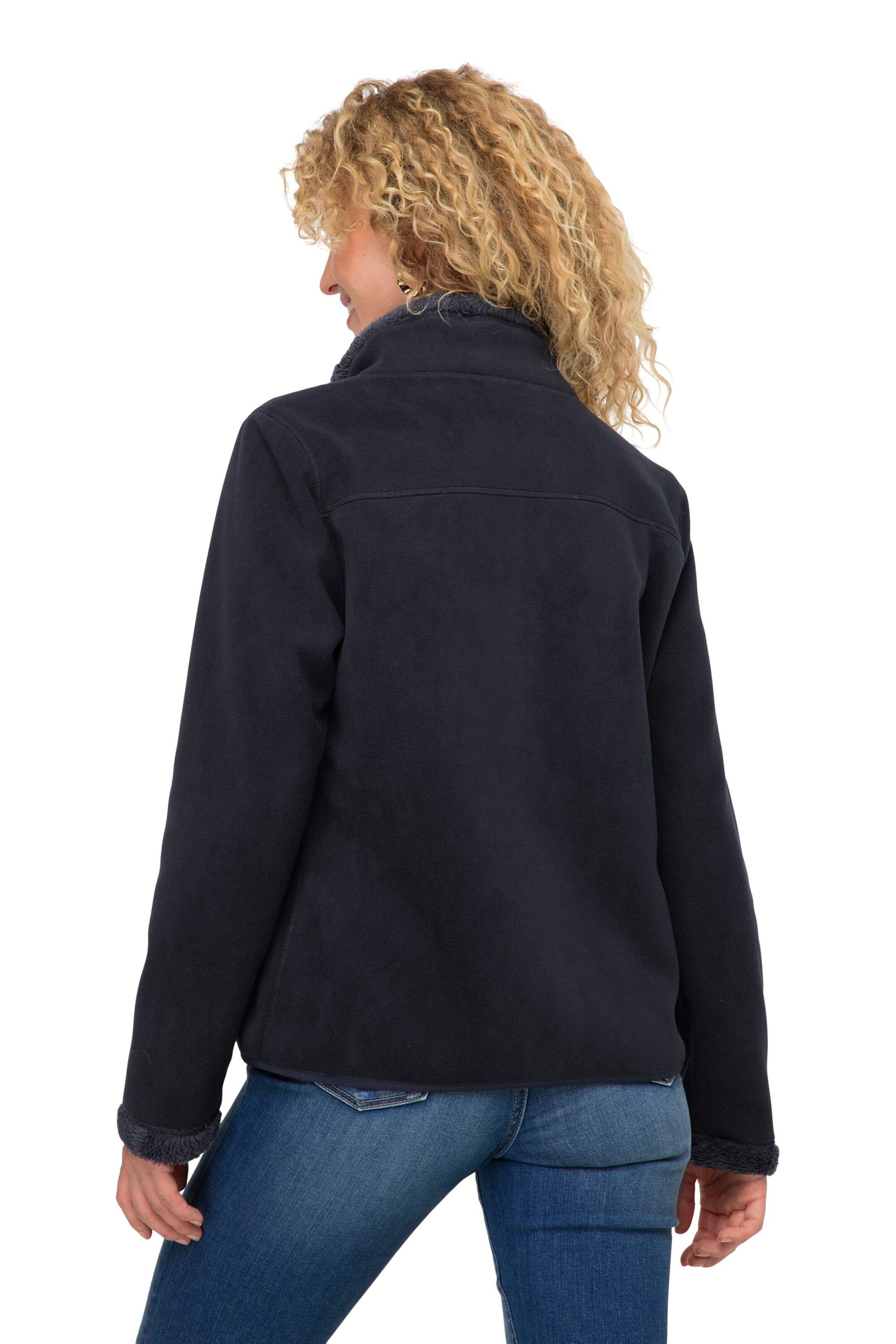 LAURASØN Fleece jacket in Blue