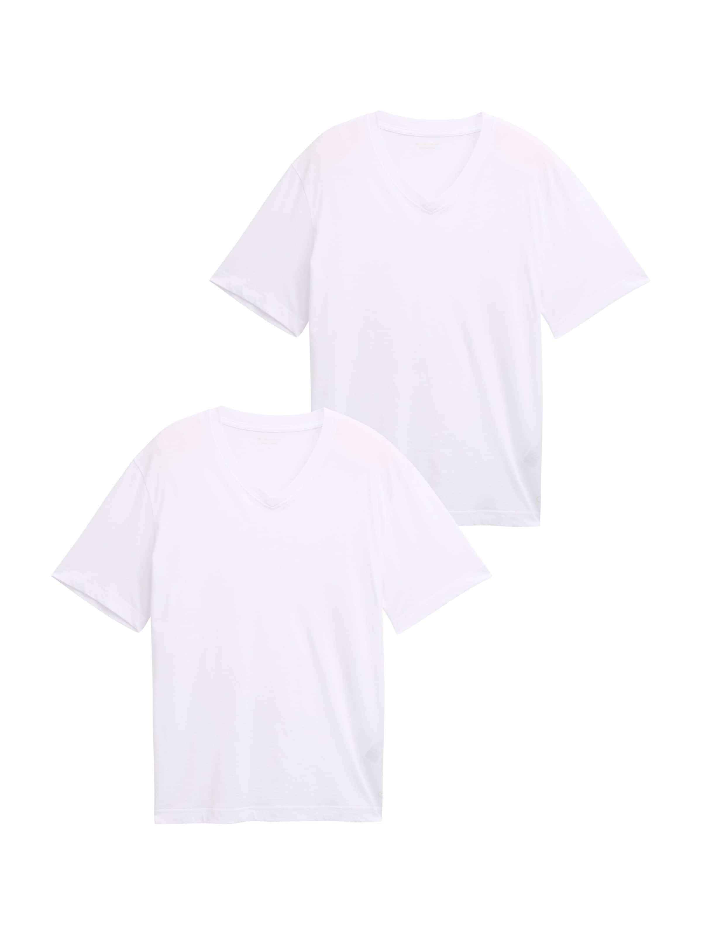 TOM TAILOR Tričko – bílá: přední strana