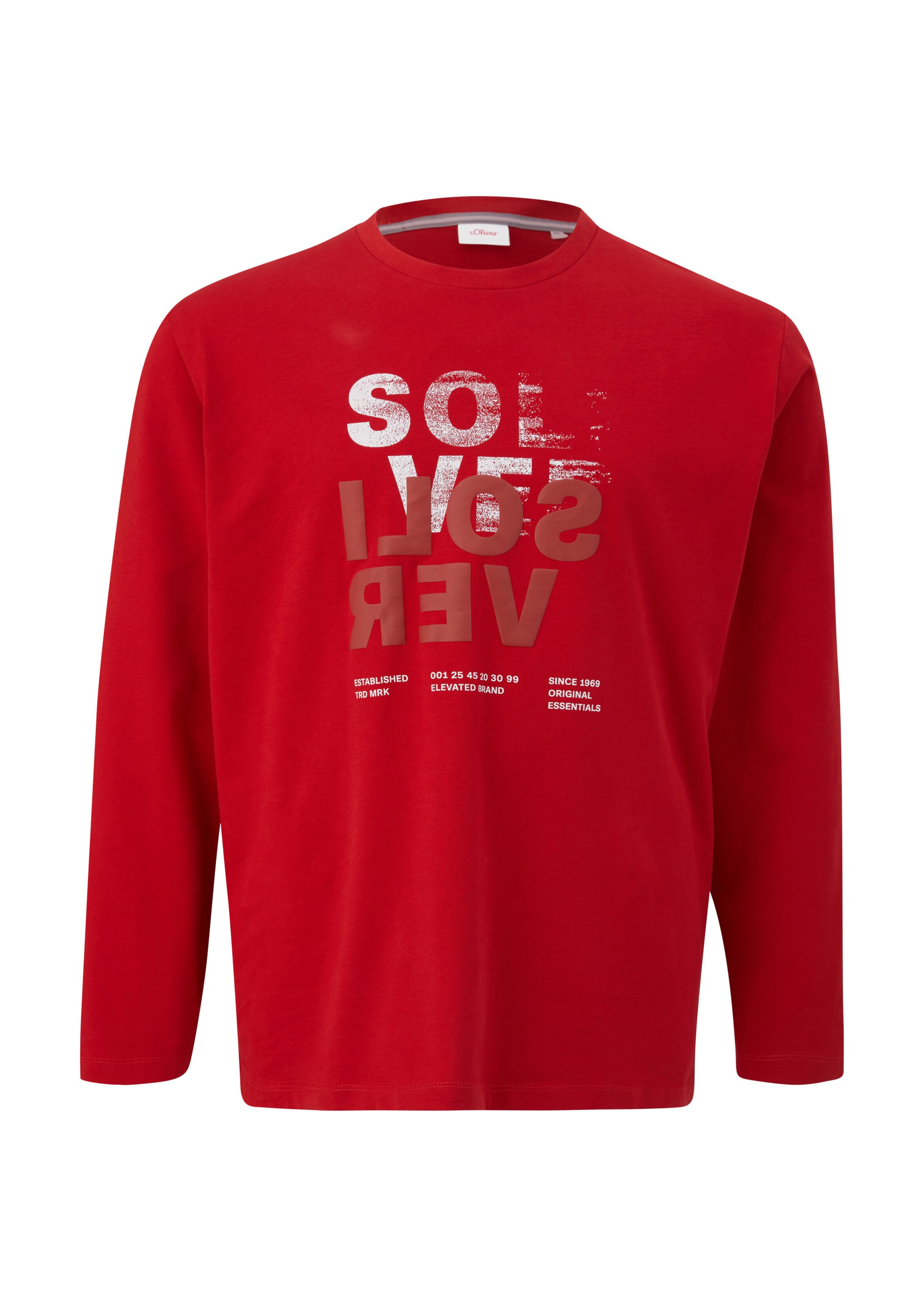 s.Oliver Men Big Sizes Shirt in Red, Item view