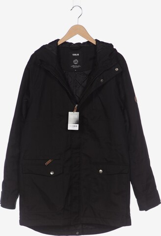 !Solid Jacket & Coat in XL in Black: front