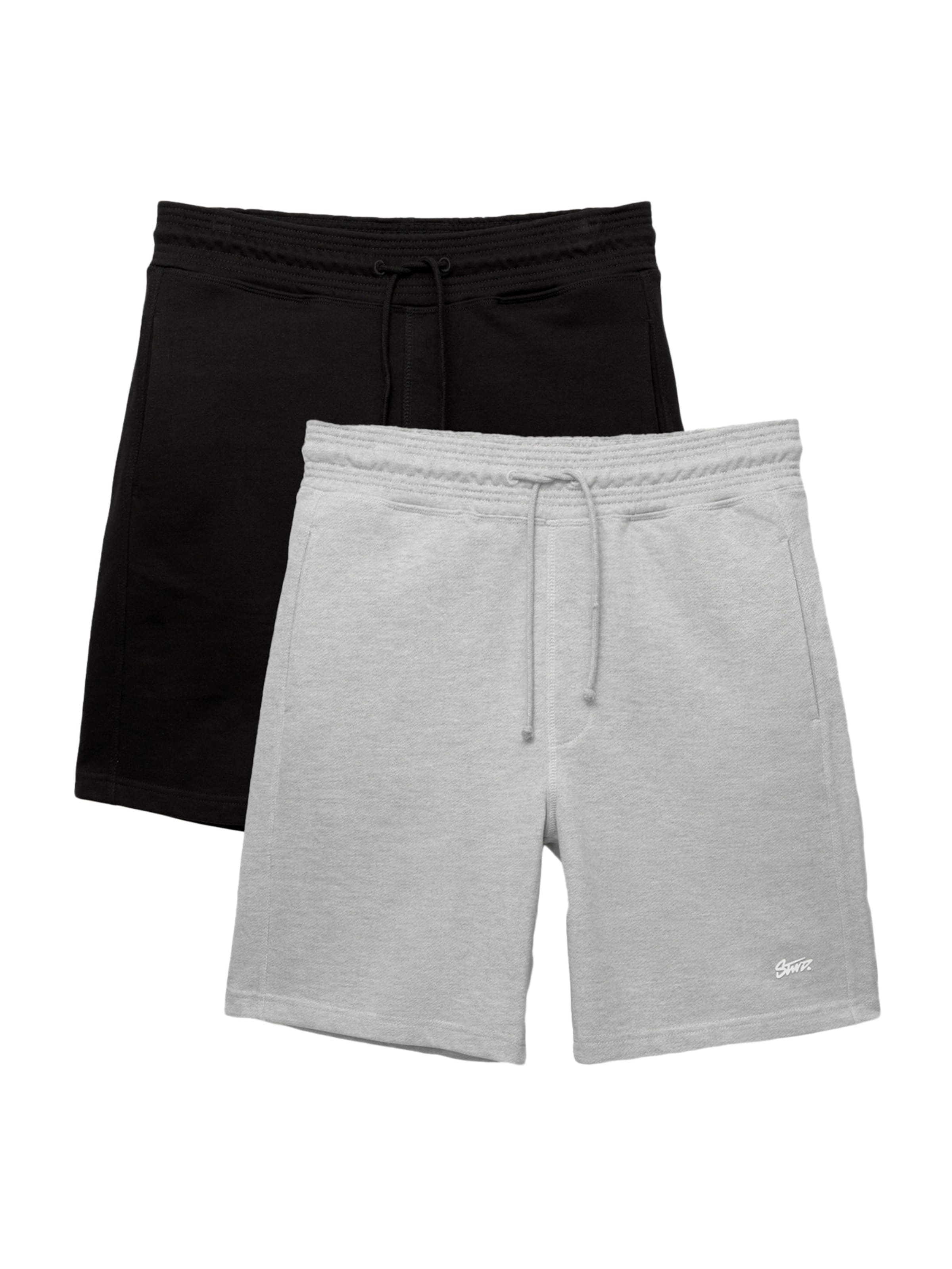 Pantaloni de la Pull&Bear pe gri: față