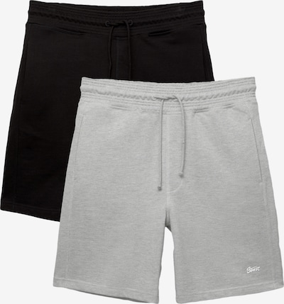 Pull&Bear Housut värissä harmaa / musta, Tuotenäkymä