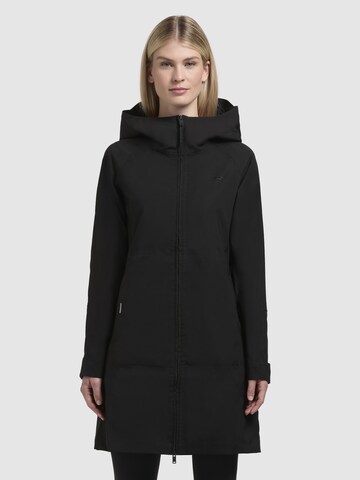khujo Mantel 'Sanni' in Schwarz: Vorderseite
