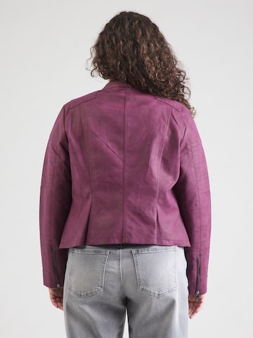 ONLY Carmakoma Between-Season Jacket 'CARAVANA' in Purple