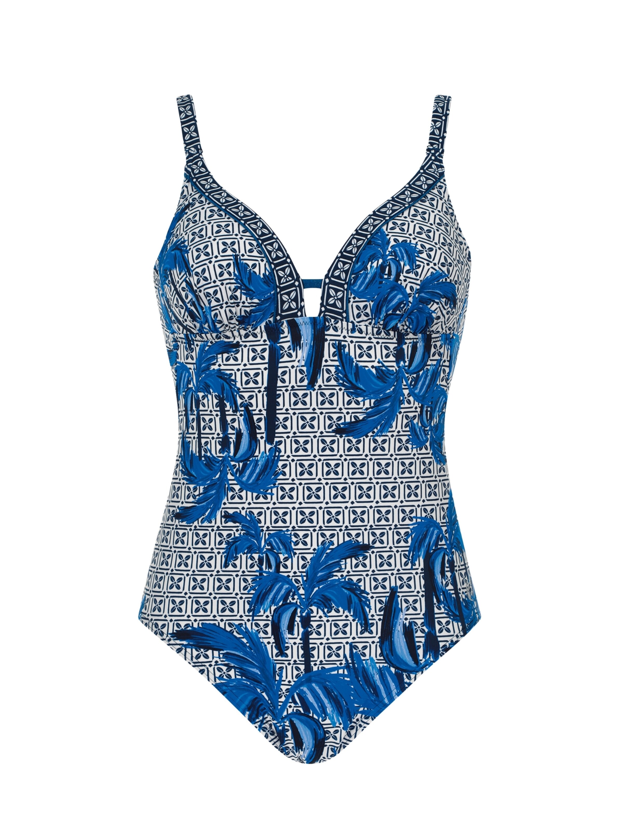 Triangle Maillot de bain OLYMPIA en bleu : devant