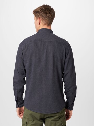 BLEND Regular fit Button Up Shirt in Grey