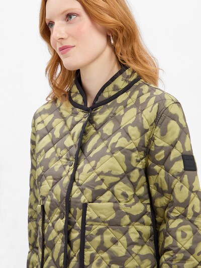 Marc Cain Between-season jacket in Khaki / Olive / Black, Item view