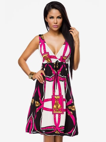 Tomshop24-7 Summer Dress 'Anny Strandkleid' in Pink: front