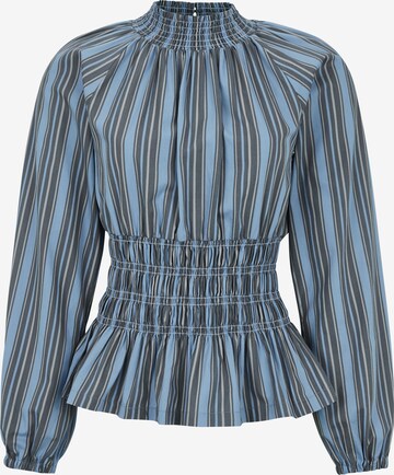 Esmé Studios Blouse 'Mabel' in Blauw: voorkant