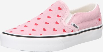 VANS - Zapatillas sin cordones en rosa: frente