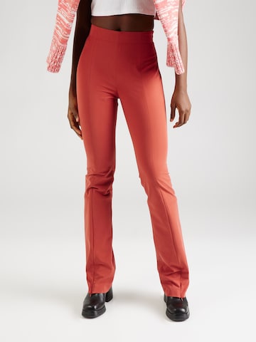 évasé Pantalon 'Halice' HUGO Red en rouge : devant