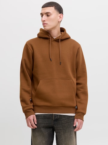 JACK & JONES - Sudadera 'JJEBRADLEY' en marrón: frente