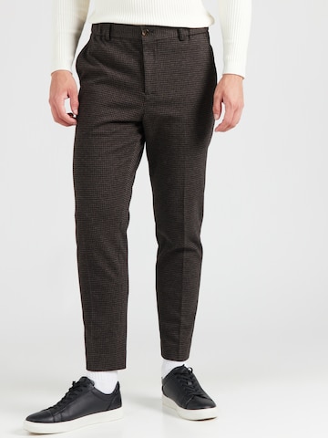 Slimfit Pantaloni 'FINCH' di SCOTCH & SODA in marrone: frontale