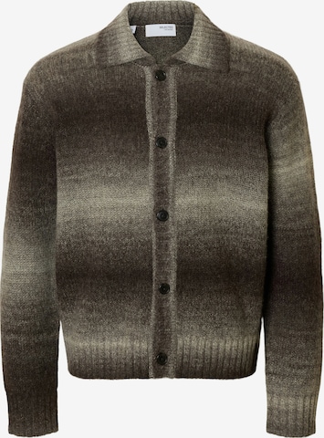 SELECTEDKardigan 'SLHGAARD' - smeđa boja: prednji dio