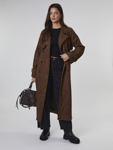 South Beach Between-Seasons Coat in Brown