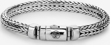 Rebel & Rose Bracelet in Silver: front