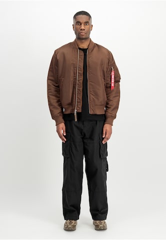 ALPHA INDUSTRIES Übergangsjacke in Braun: Vorderseite