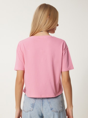 Happiness İstanbul Μπλουζάκι σε ροζ