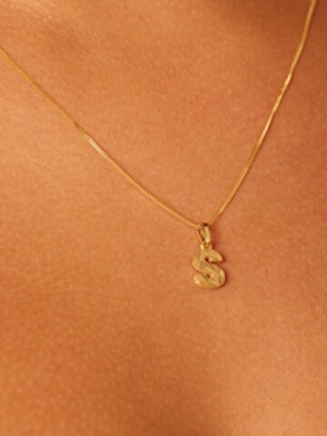 Lucardi Pendant 'Klassisch' in Gold: front