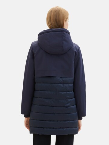 TOM TAILOR Wintermantel in Blauw