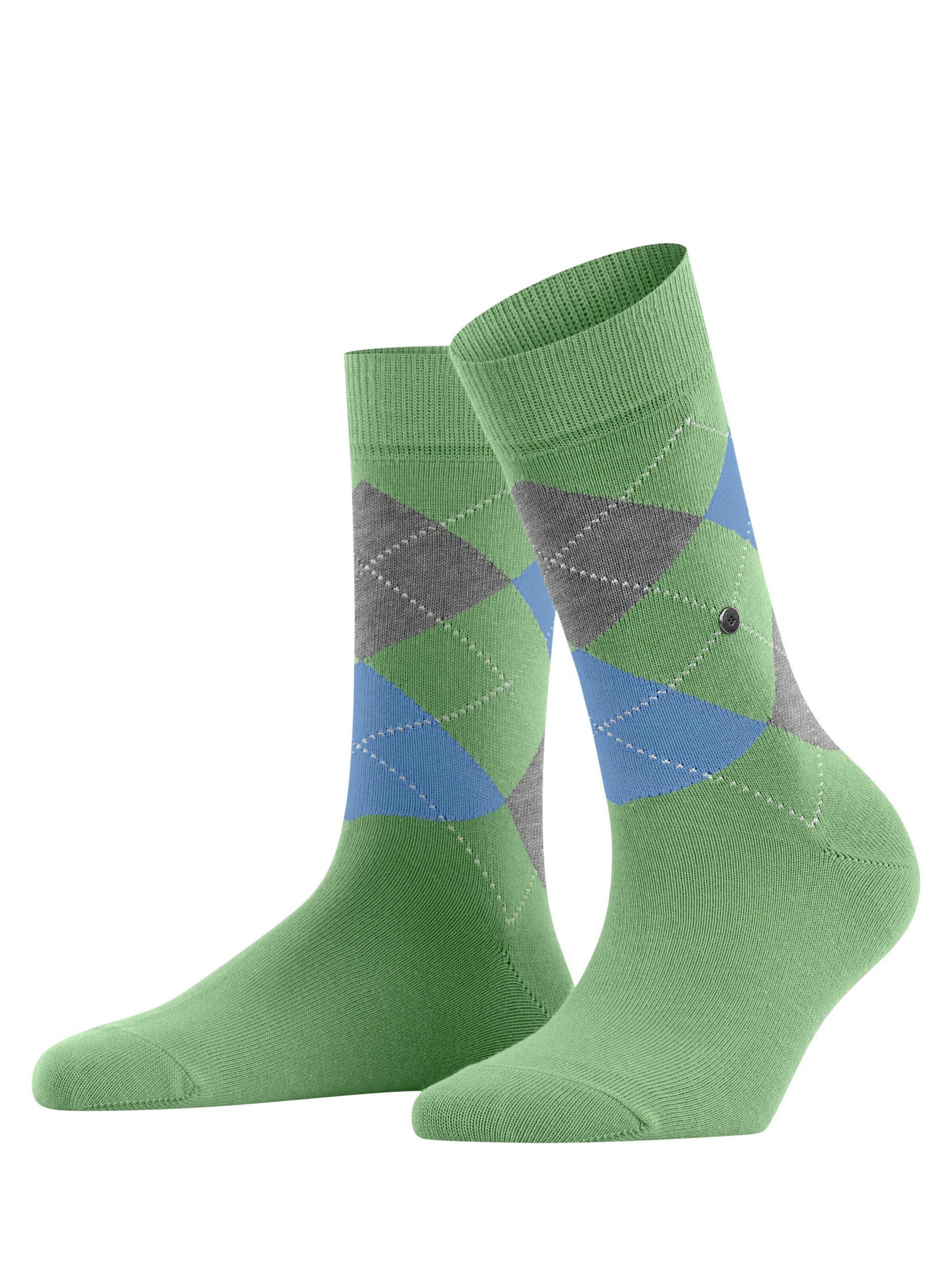 BURLINGTON Socken 'Queen'‌‌‌‌‌‌‌‌‌ in Grün: Vorderseite