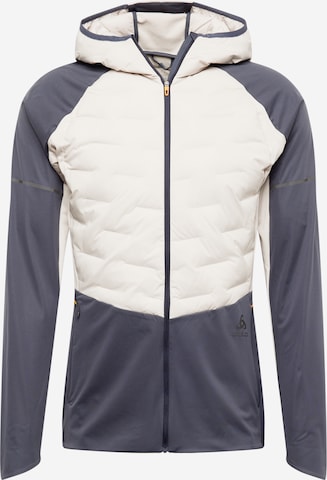 ODLO Athletic Jacket 'Zeroweight Insulator' in Grey: front
