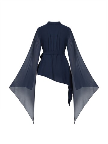 LapaPlus Blouse in Blauw