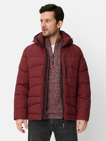 CAMEL ACTIVE Winter Jacket in Red: front