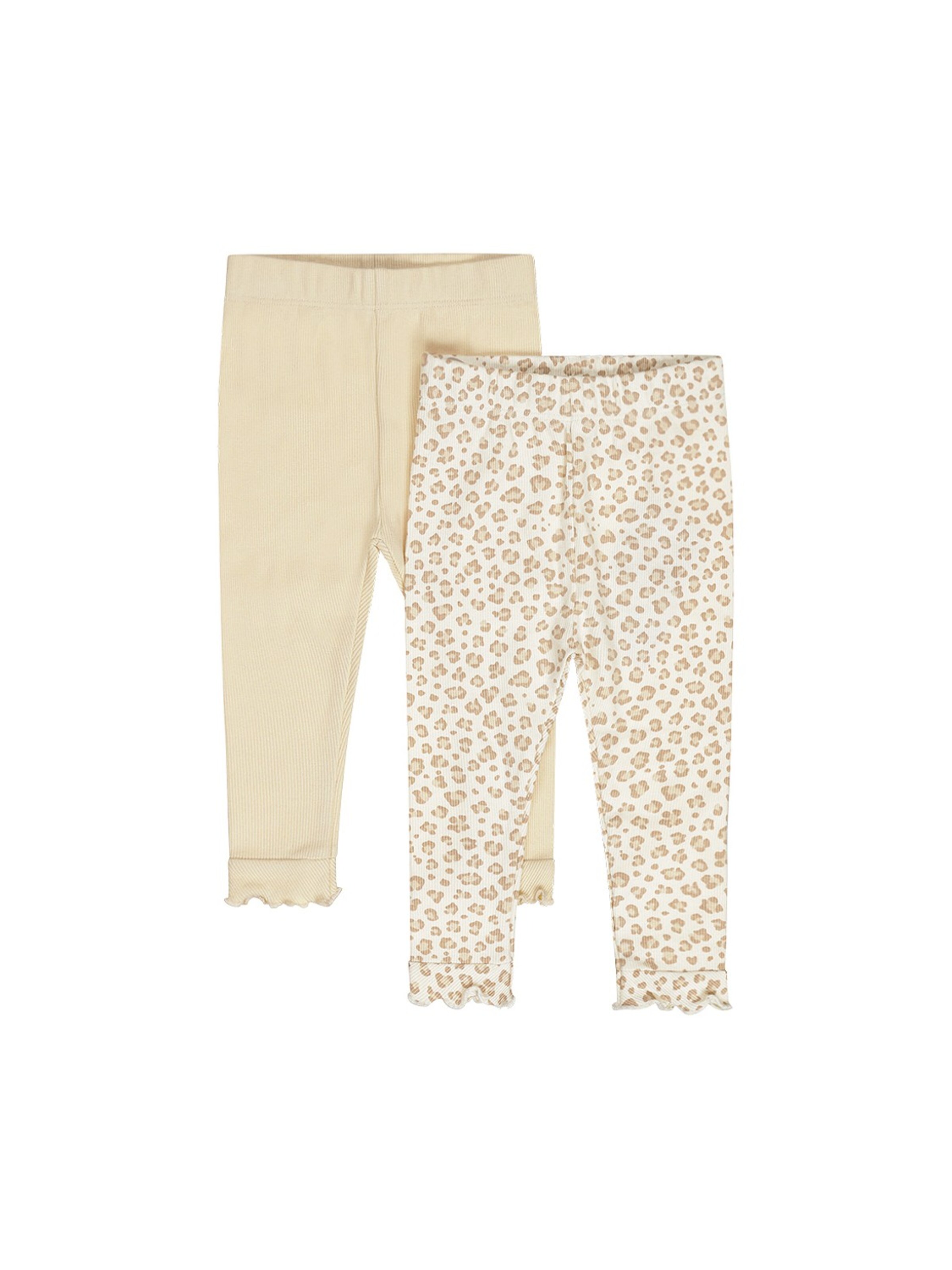 Skinny Leggings 'Leggings, 2-pack' Dirkje en blanc