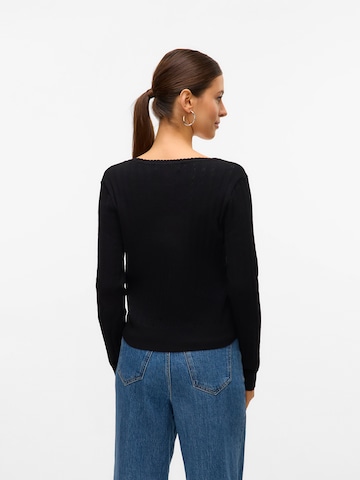 VERO MODA Вязаная кофта 'VMWILLOW' в Черный
