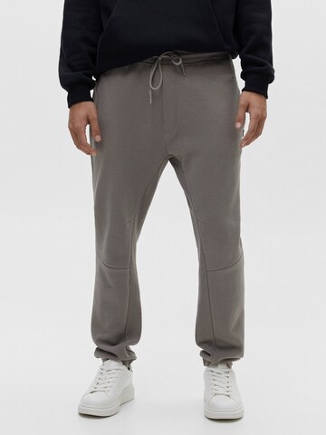 Pull&Bear Tapered Pants in Grey