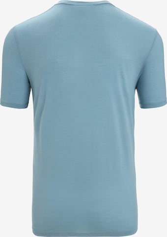 ICEBREAKER Sportshirt 'Tech Lite II Polar Paddle' in Blau