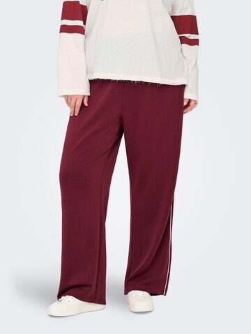 ONLY Carmakoma Wide leg Pants 'CARLett' in Red: front