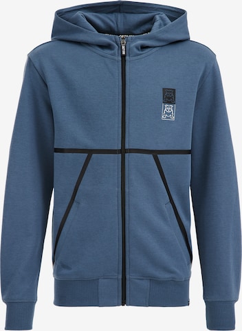 WE Fashion Sweatjacke in Blau: predná strana