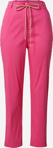 PATRIZIA PEPE Regular Broek in Roze: voorkant