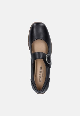 JOSEF SEIBEL Ballet Flats with Strap in Black