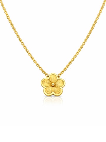 Pure Schmuck Necklace 'Clover Bright' in Gold: front