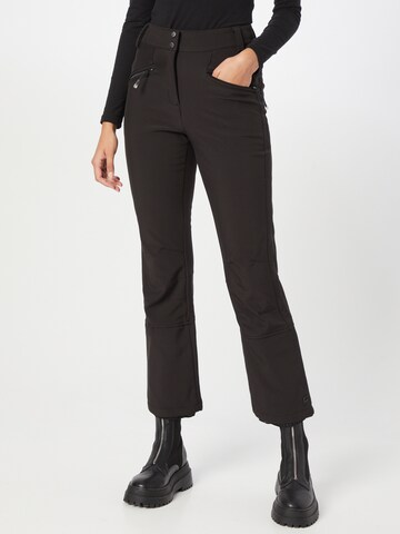 KILLTEC Flared Outdoor trousers 'Thônes' in Black: front