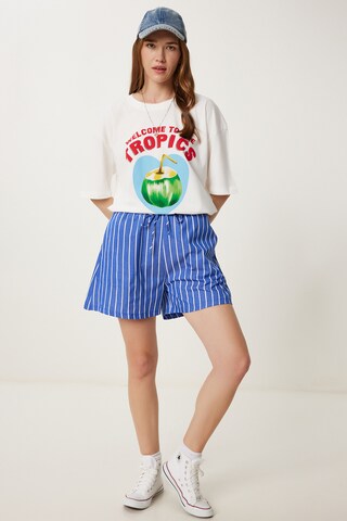 Happiness İstanbul Loose fit Pants in Blue