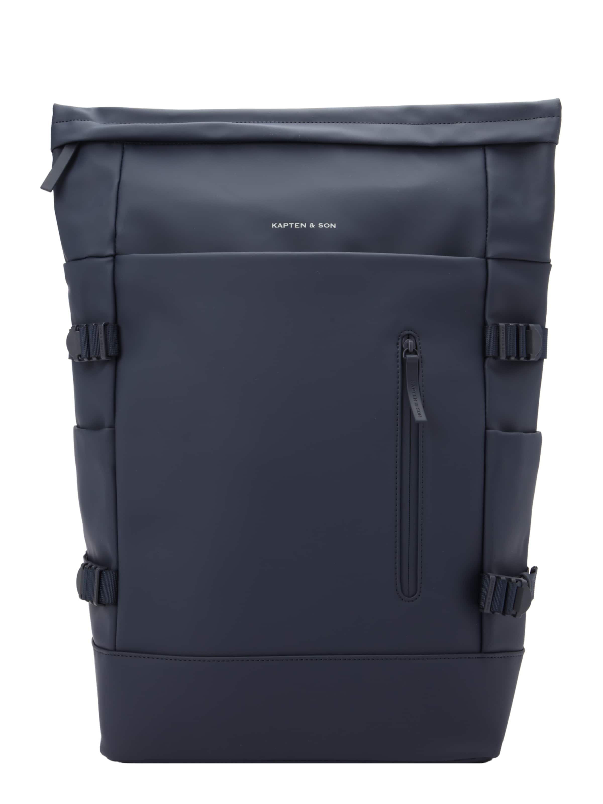 Kapten & Son - Mochila 'Helsinki Pro' en azul: frente