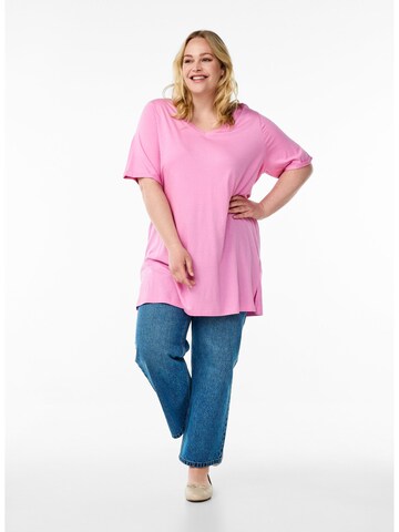 Tricou 'Chiara' de la Zizzi pe roz
