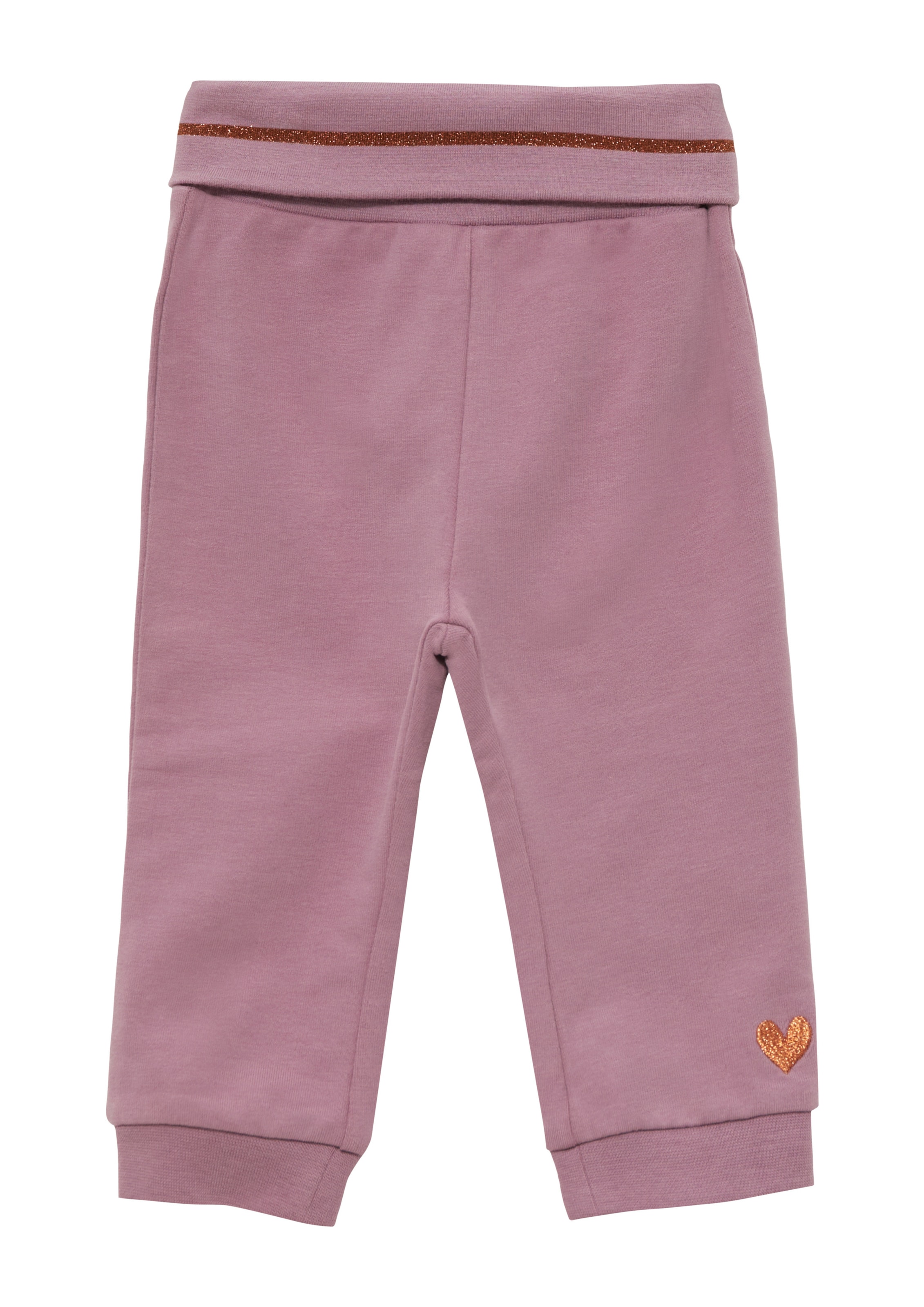 Effilé Pantalon s.Oliver en violet : devant