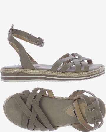 TOM TAILOR DENIM Sandals & High-Heeled Sandals in 41 in Grey: front