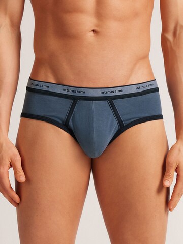 IUMAN Intimissimi Uomo Slip in Blau: Vorderseite