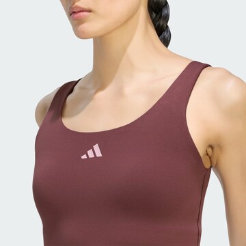 ADIDAS PERFORMANCE - Bustier Top deportivo 'Studio All Me' en rojo